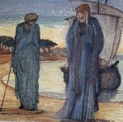 Sir Edward Coley Burne-Jones The Magic Circle painting